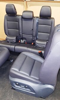 VW Tiguan 2012+ Interieur Stoelen Stoel Set Leer Leder zgan