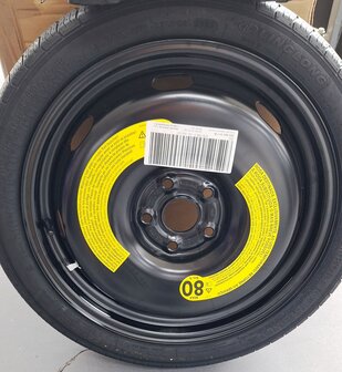 thuiskomer 125 70 R18 reserve wiel 18 inch VW Audi Seat Skoda nieuw