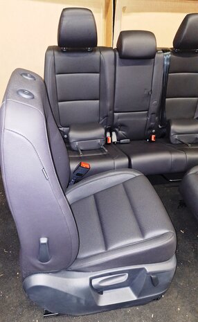 VW Tiguan 2012+ Interieur Stoelen Stoel Set Leer Leder zgan