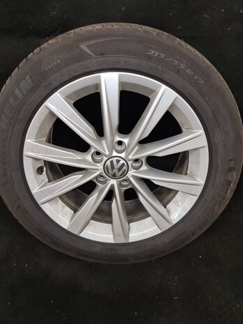 los velg origineel VW velg 5x112 17 inch Philadelphia 5N0601025AJ